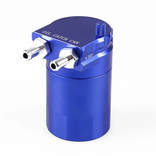 Универсальный автомобильный маслоуловитель из алюминиевого сплава, бак для резервуара с дыхательным клапаном с 10/14 мм, подходит для большинства автомобилей