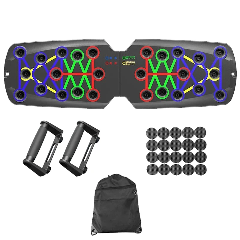 China hot selling home use innovative exercise equipment multifunctional folding push up board push-up rack