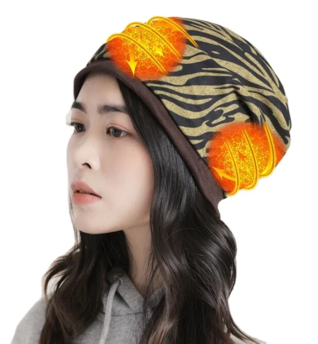 2022 Высококачественная женская теплая шапка с подогревом и USB-принтом на