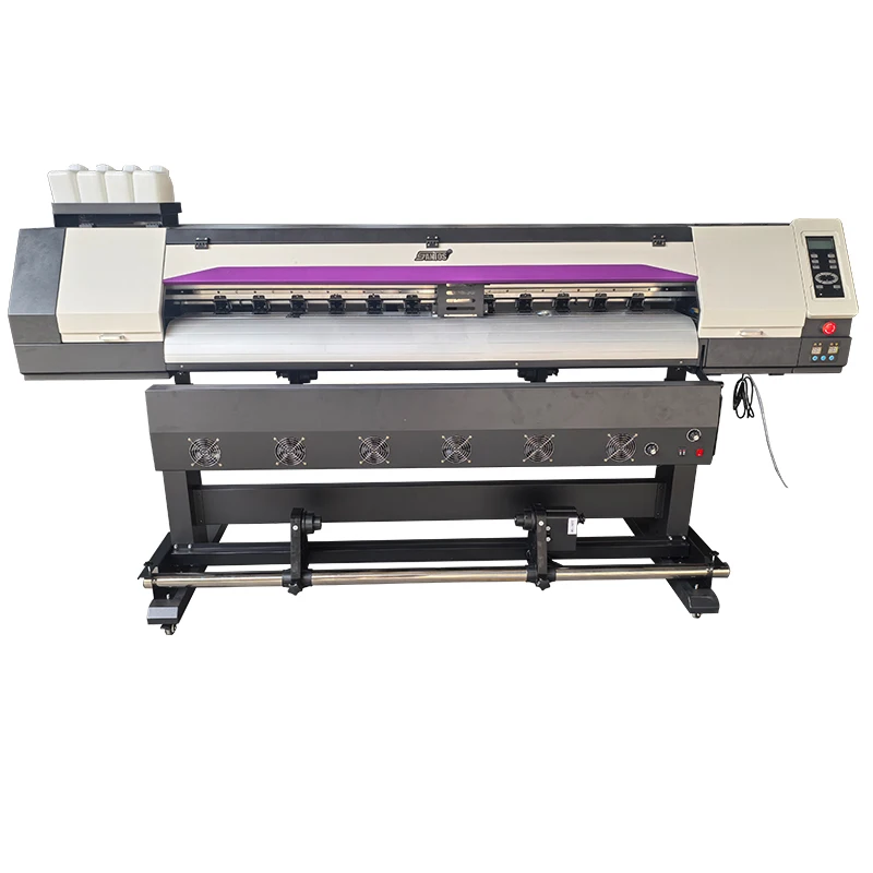 High speed large format 5 feet 6 feet printers near me single head multicolor vinyl large format printers for sale