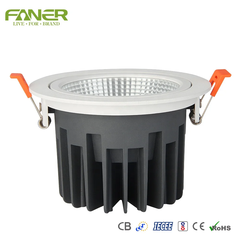 IECEE EER SASO lighting ceiling cob spotlight 3w 6w 9w 12w 16w 24w 30w adjustable lights led spot light