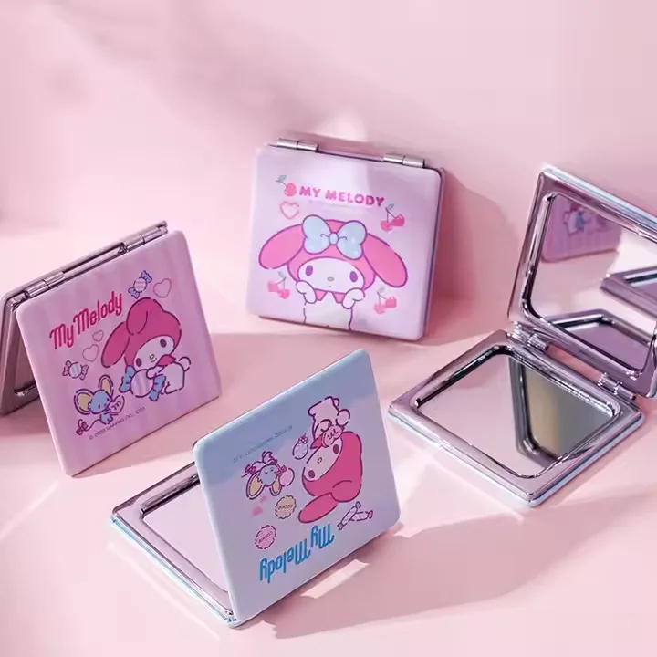 Melody double-sided folding small mirror melody portable cosmetic Mirror Master
