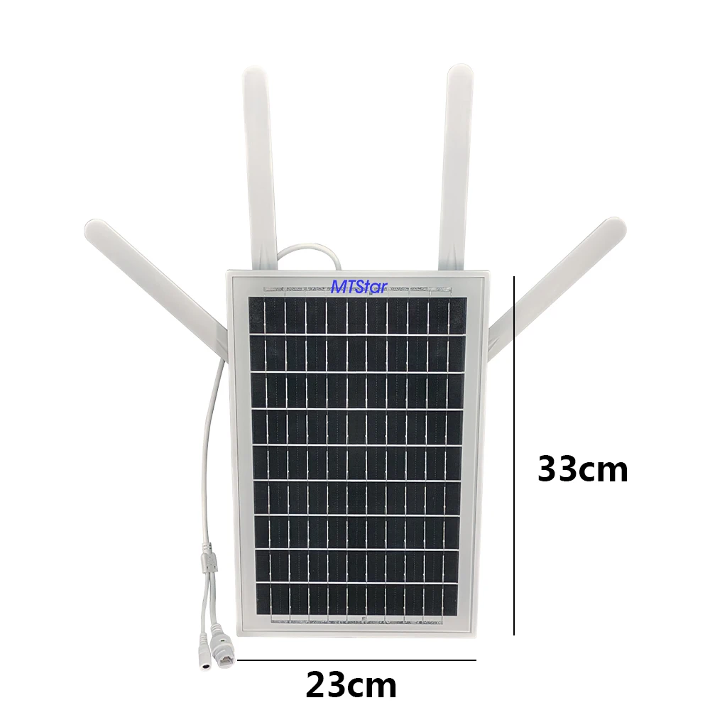 Outdoor installation waterproof and dustproof solar charging 4G router 14W solar router SOLARPANEL 4G ROUTER WITH BATTERY