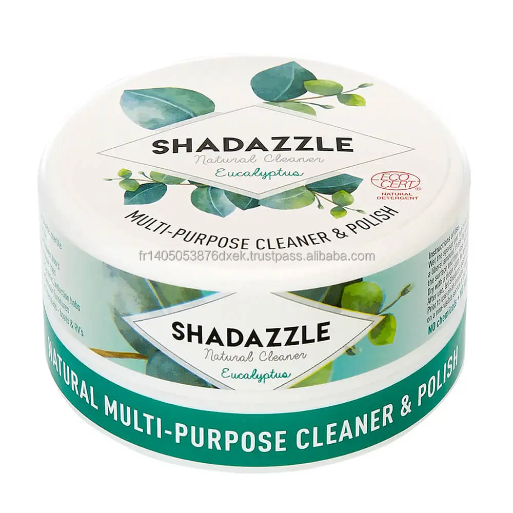 All Purpose Cleaner and Polish Eucalyptus Fragrance ECOCERT Detergent Shadazzle Natural Biodegradable Universal Made in France