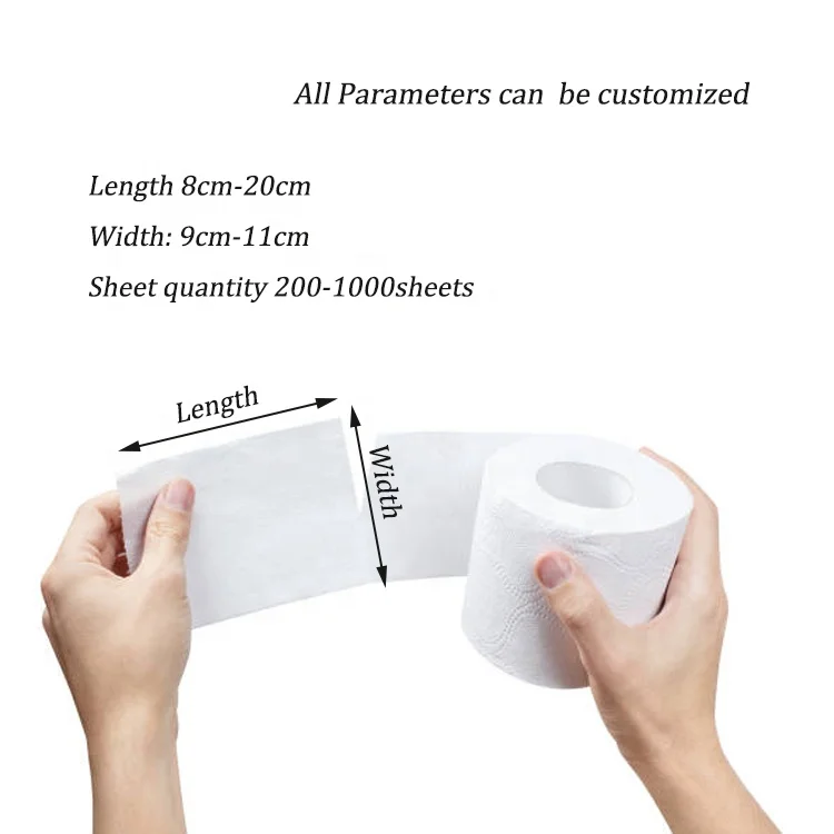 High quality cheap custom private label toilet paper bath tissue toilet paper 300 sheet 3 layer soft toilet paper 100g 48 roll