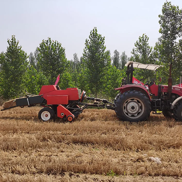 Wholesale price Hydraulic Press Mini Square Balers Large Rectangular Square Hay Baler For Sale