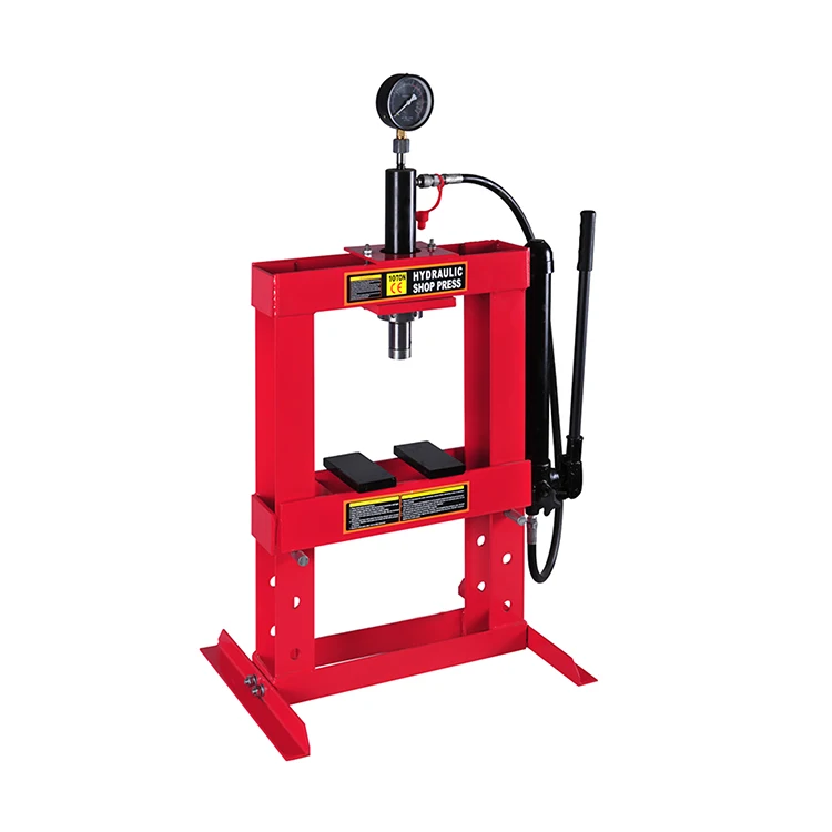 80t 50 ton manual work hydraul shop presswith gauge