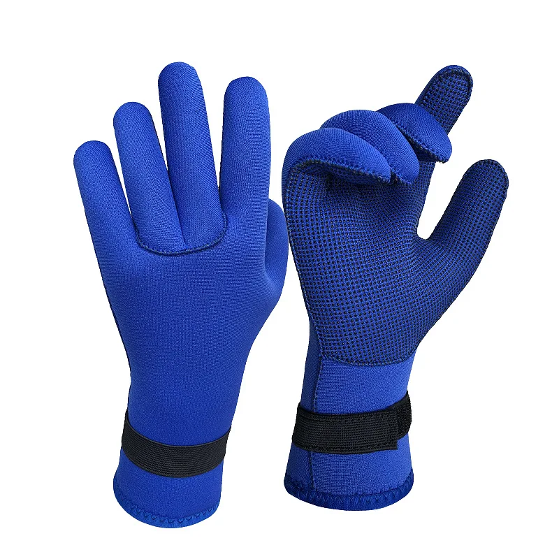Custom logo multi colors 3mm five finger warm anti slip women ladies neoprene scuba surfing wetsuit diving glove