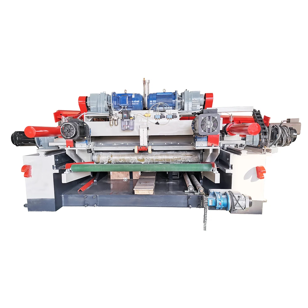 veneer peeling lathe machine Wood rotary cutting Automatic wood log