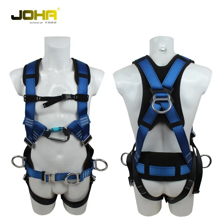 buckles double hook with lanyard belt of name for sale electrical industrial  climbing parts full body equipment safety harness