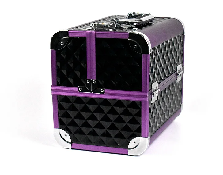 professional makeup case suitcase professional trolley make up cosmetic artist hairdresser case 32*21*26