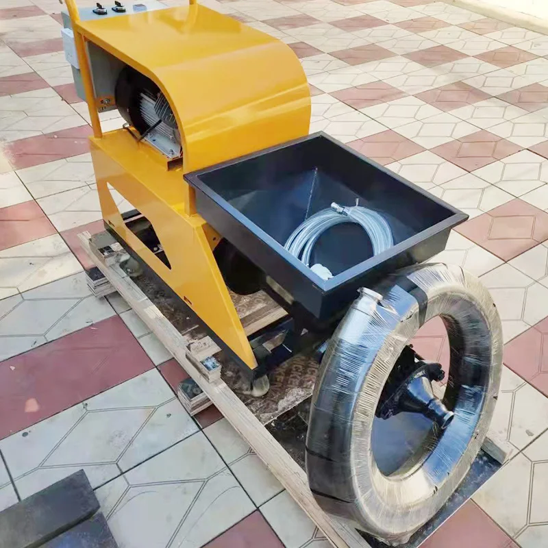 32mm Cement Mortar Spraying Machine Real Stone Paint Gypsum High-Pressure Wall Spraying Machine