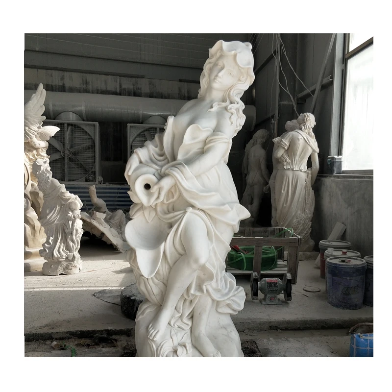 Women Figure Natural Stone Carvings and Sculptures