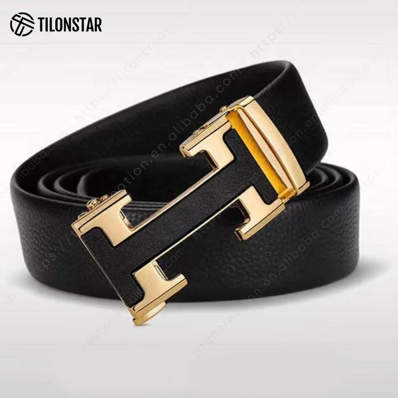 TILONSTAR TDY122 дизайнерские новые винтажные ремни из натуральной воловьей кожи с автоматической пряжкой премиум-класса для мужчин