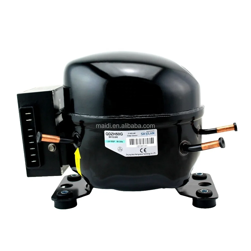 QDZH25G 12V/24V R134A 2.5cm3 DC Compressor 72W Cooling Capacity Compressor Refrigerator For Lbp/Mbp/Hbp