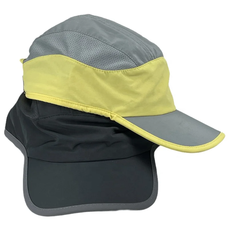 Wholesale Custom Logo  5 Panel 6-panel Quick Dry Blank Breathable Outdoor Running Adult Baseball Cap