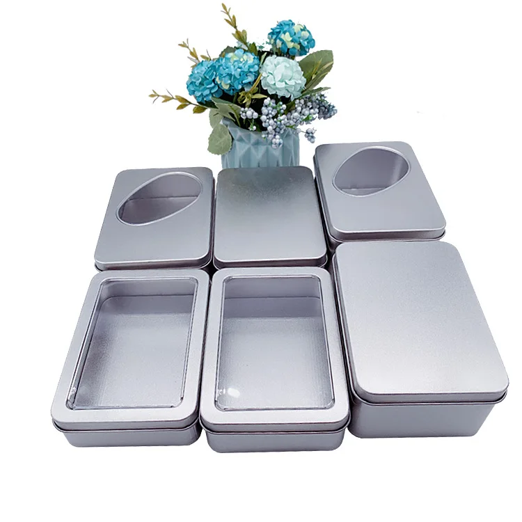 Bespoke Metal Tinplate Rectangular Coffee Bean Tin Box For Packaging, Food Safe Tin Can, Rectangle Tin Case