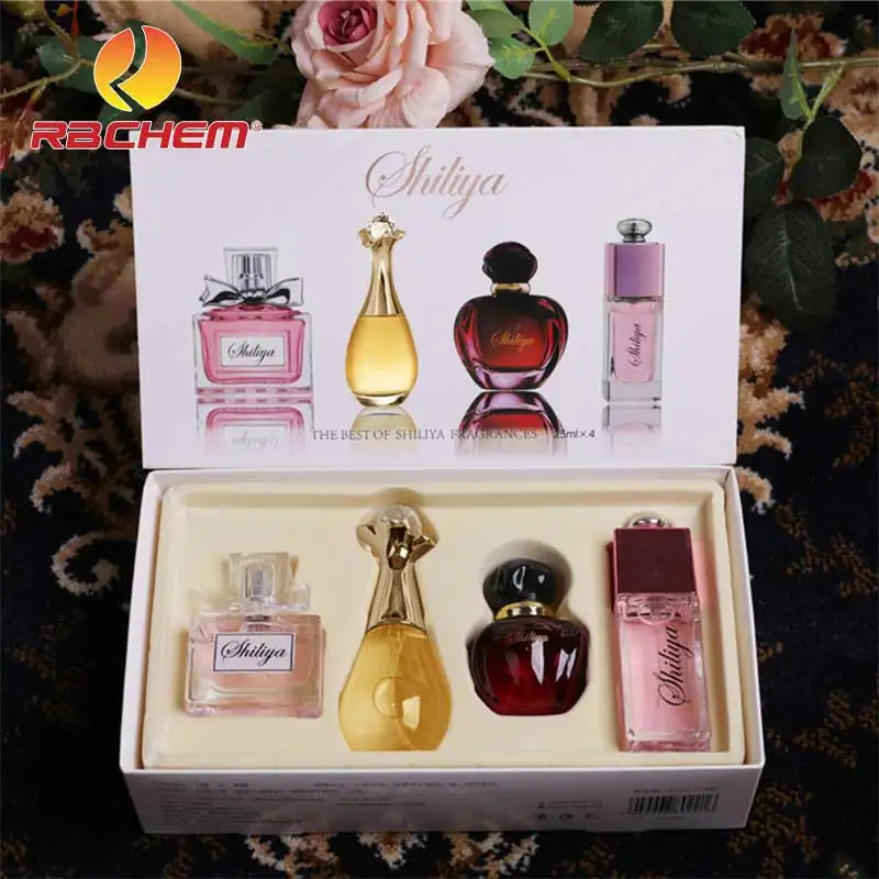 
perfume sets 4pcs/set gift set with 4 scent 25ml each bottle private label accepted 