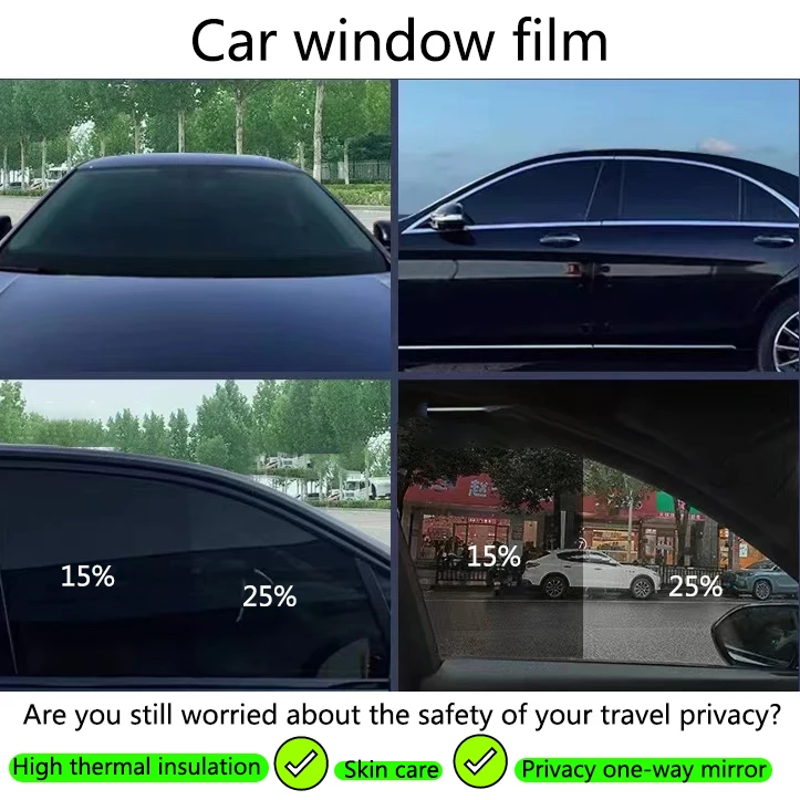 Llumar Quality 1.52x30m Self Adhesive Anti Scratch PET Sun Protection Car Window Nano Ceramic Film