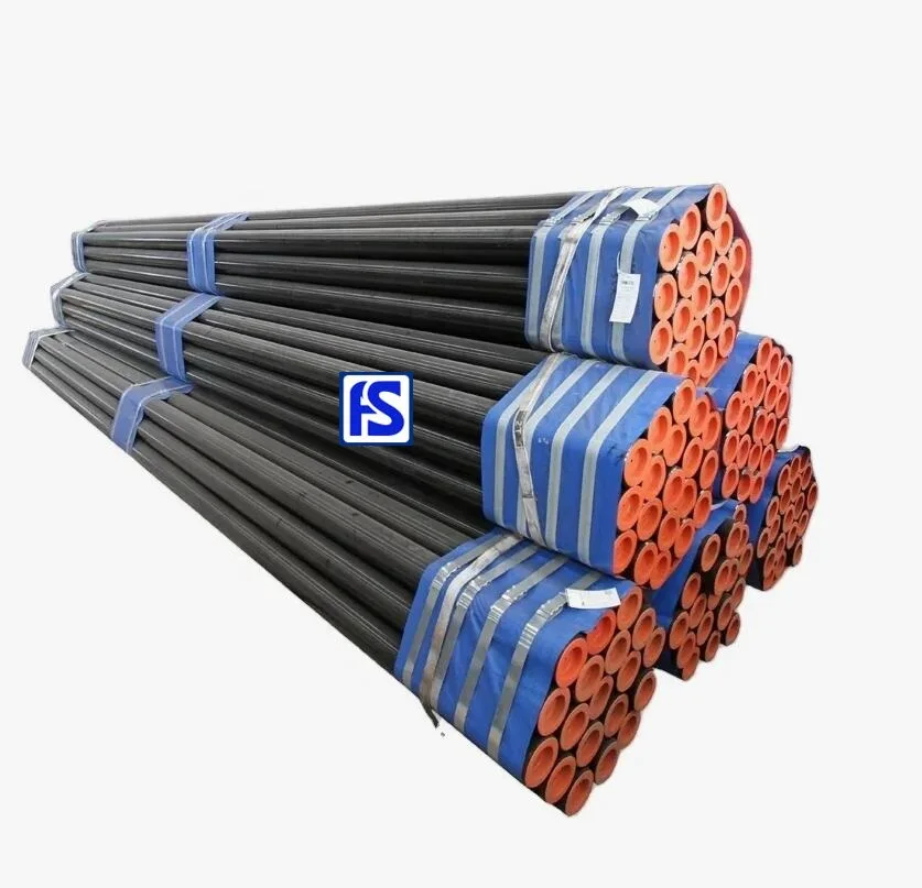 Black Pipe Sch40 API 5L Gr. B Carbon Steel Seamless Pipe with Be
