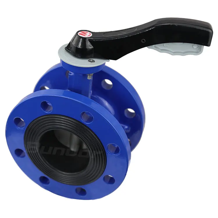 
Bundor DN80 2 inch 4 inches JIS Class 150 flanged connection butterfly valve 