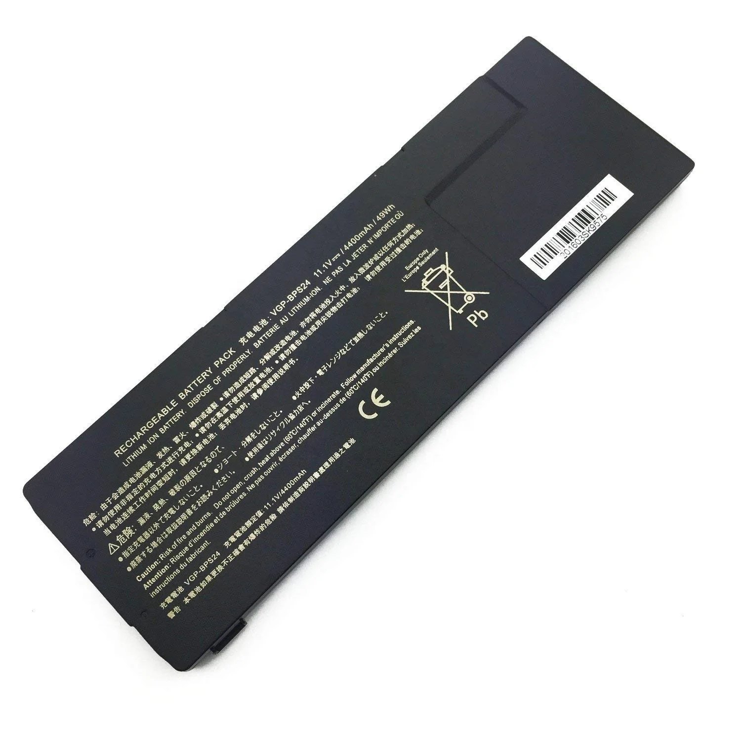 Rechargeable Li-ion  laptop battery for sony laptop battery vgp bps24 for Sony VAIO SA SB SC SD SE VPC all series 11.1V  4400mAh