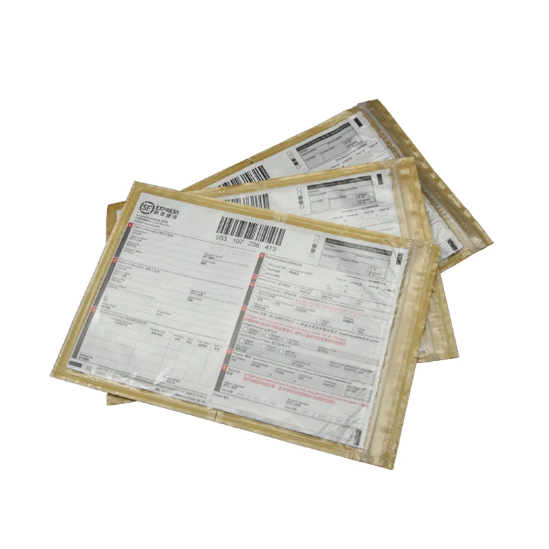 ODM OEM Clear Waterproof Poly Mailing Bag Envelope/Label Pouch for Clothing Shipping and Express Package