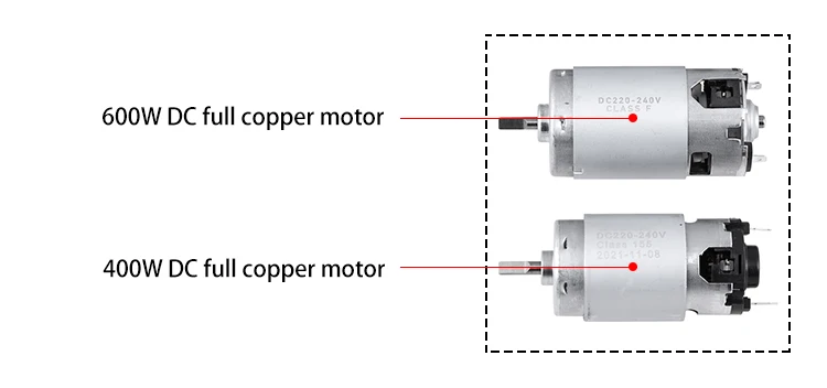 Household 2-Speed Full Copper DC Motor Electric Hand Blender for Food Mixing