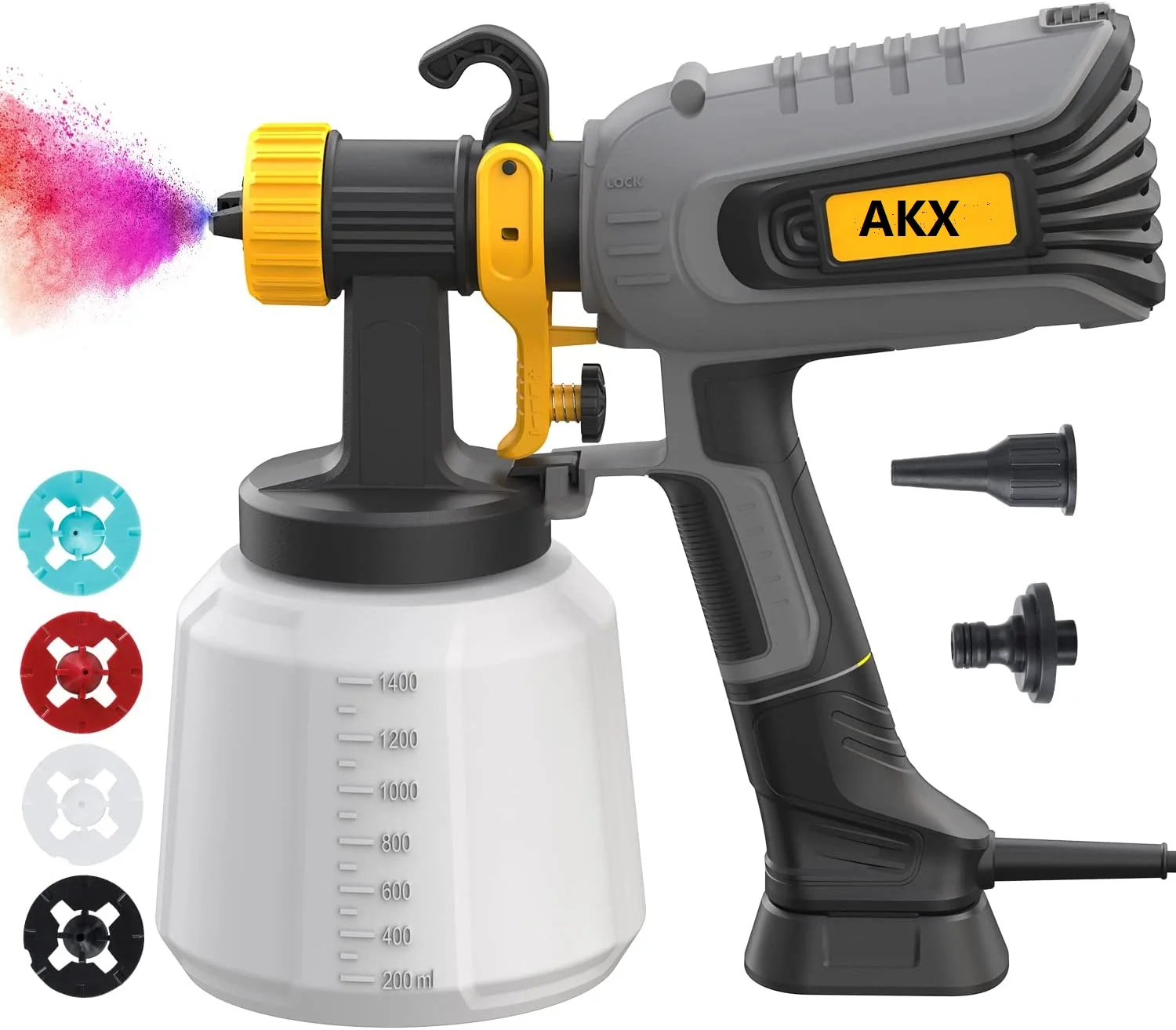 Hot Sale 400 Watt HVLP Factory Spray Paint Gun DIY Machine Home Wall Paint Sprayer
