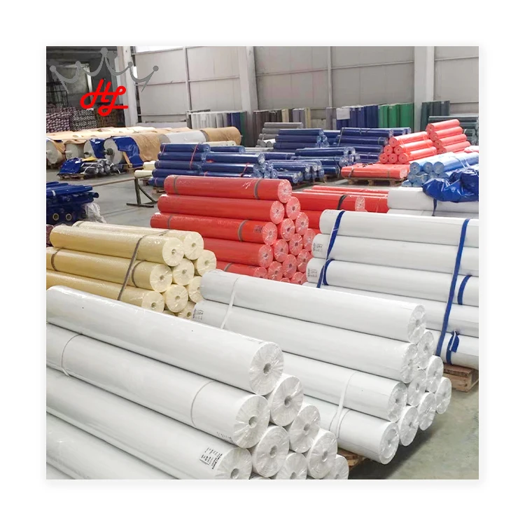 Vinyl Tarp Factory Price PVC Tarpaulin Waterproof Stock Lot PVC Coated Tarpaulin Roll Tent Material PVC Tarpaulin