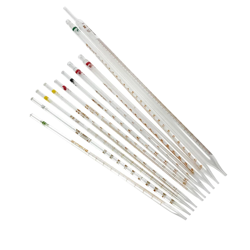 High quality 5ml Graduated pipette lab  glass Pipetting devicefor chemical experiment