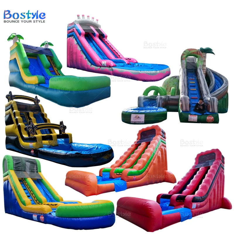 Inflatable Jump House Tall Water Slides for Adults Custom Size PVC Outdoor Indoor Large Inflatable Water Park Slide