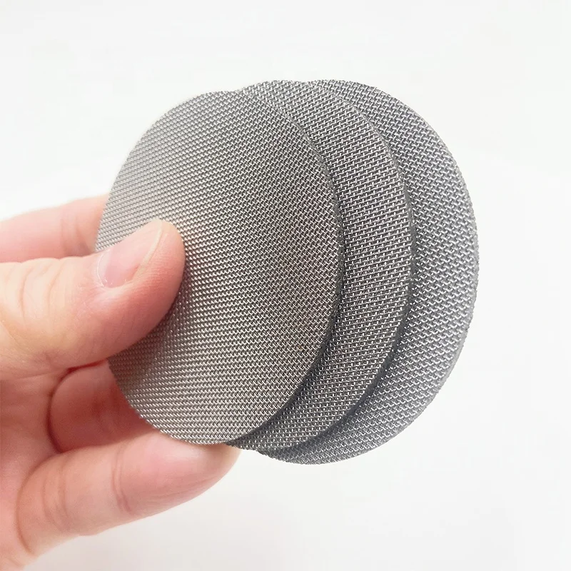 51mm 53.5mm 58.5mm Reusable Food Grade Stainless Steel Sintered Mesh Coffee Filter Disc Espresso Puck Screen