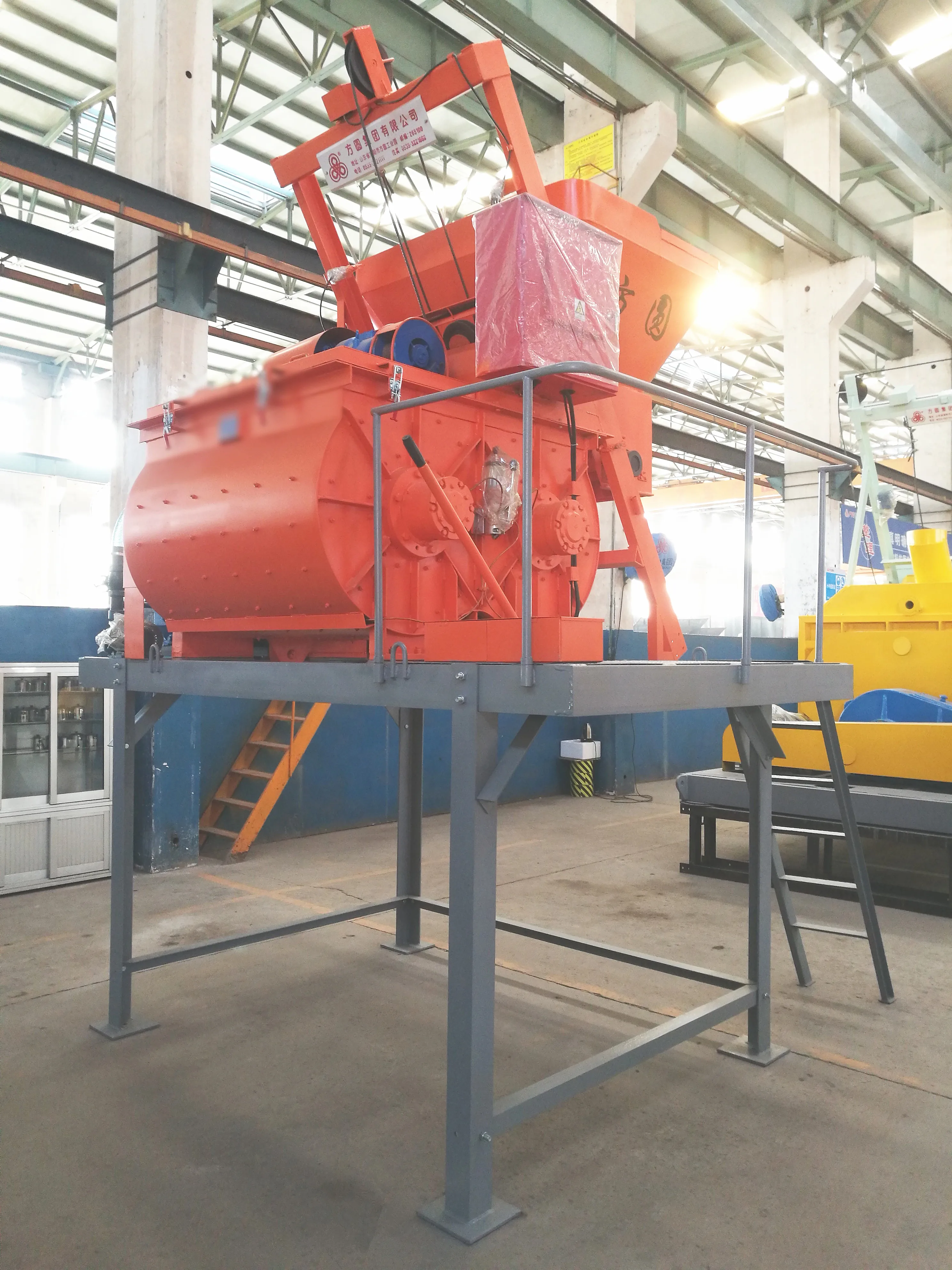 JS500 High-Capacity Diesel Concrete Mixer New Construction Manufacturing Plant Equipment with Core Pump Motor Engine Motor Power