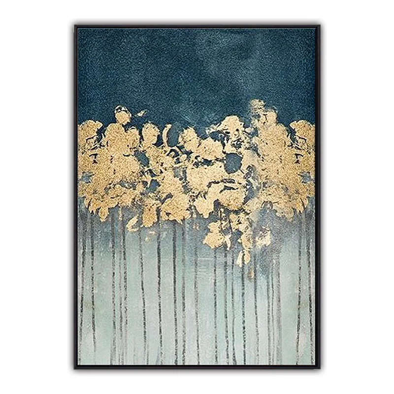 Handmade Wall Painting Hand Painted Tree Pictures Abstract Landscape Oil Paintings on Canvas Modern Home Art Large Oils