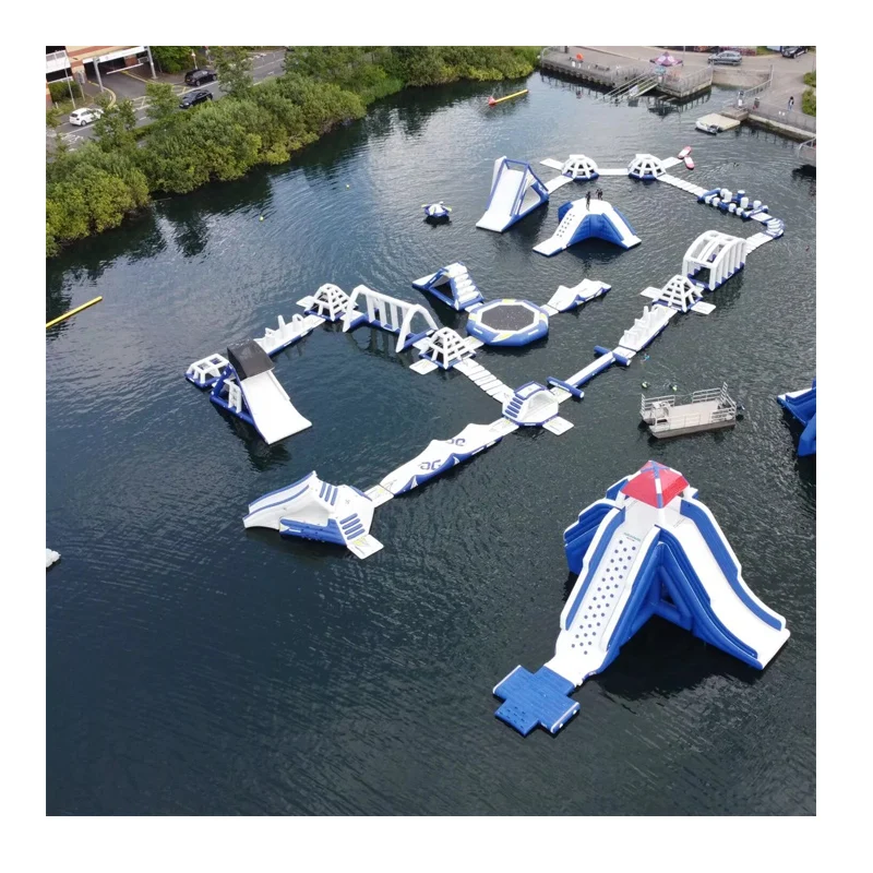 parc aquatique gonflable water sports and entertainment Customized water Obstacle Course Inflatable Floating Water Park