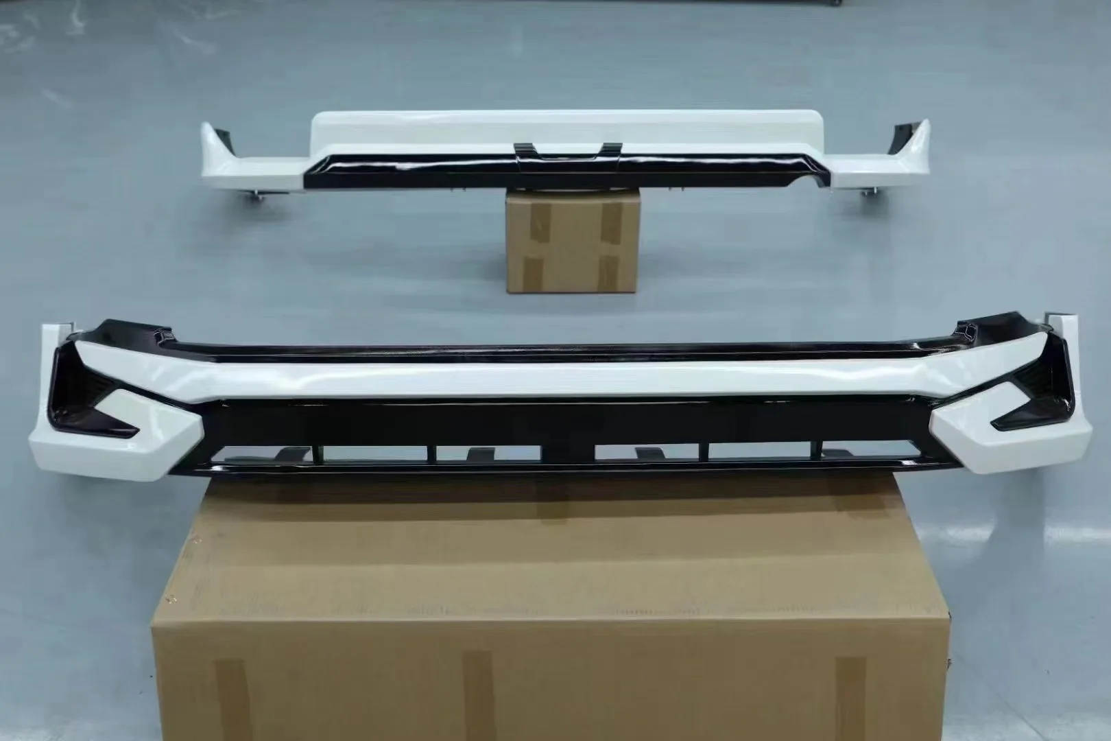 New Design HOT!! 2023 PD FJ150 body kit bumper lip facelift conversion For Toyota Prado 2018-On FJ150