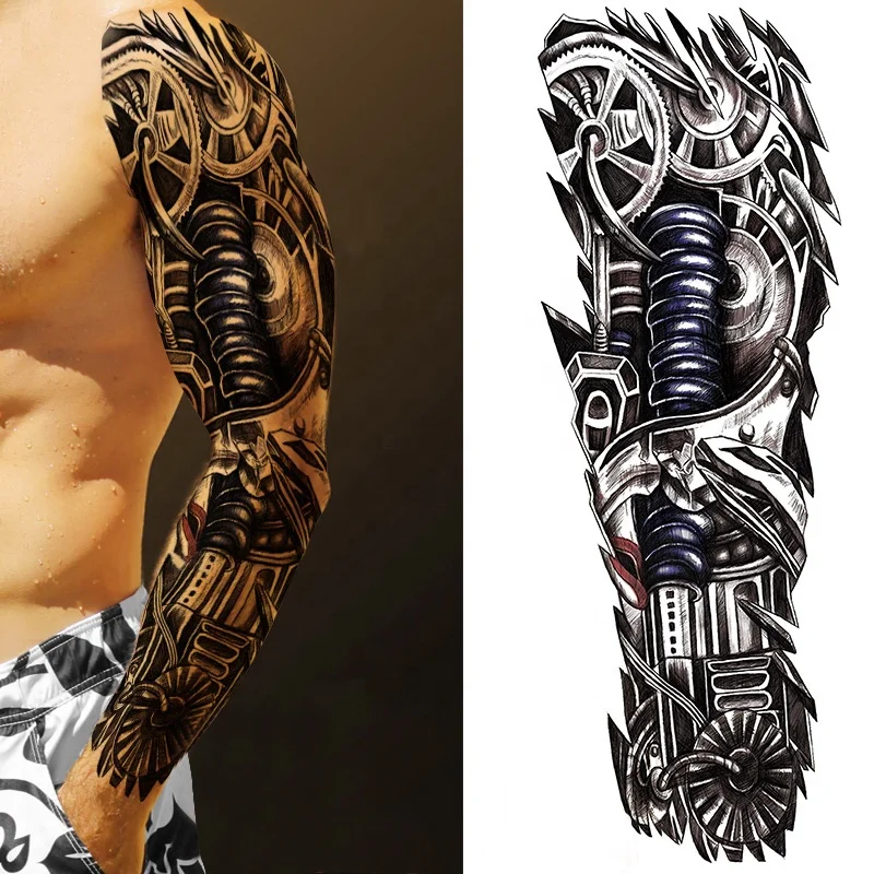 Оптовая продажа, индивидуальная Высококачественная Нетоксичная Временная водостойкая татуировочная наклейка на руку