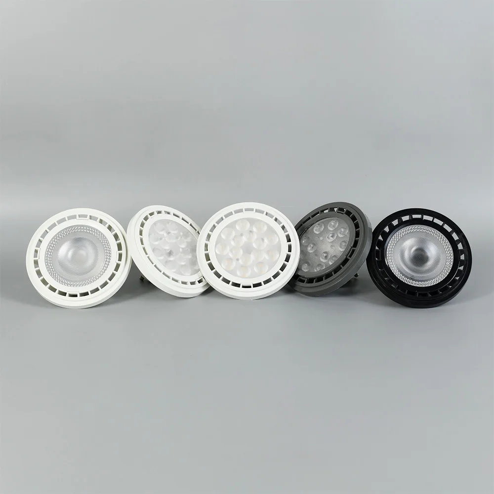 LED AR111 Light Bulb Spotlight 24 Degree 36 Degree ES111 12W 15W dimmable 220V 110V 12V