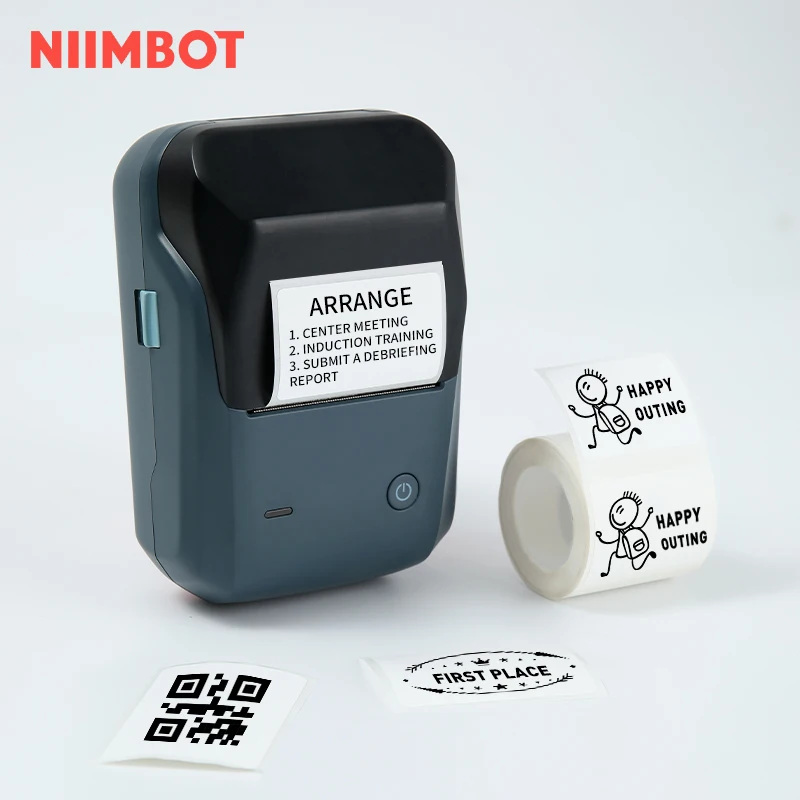 Niimbot B1 Mini Portable Thermal Label Printer Multi-function Self-Adhesive Sticker Label Maker Machine for Office Clothes Tag