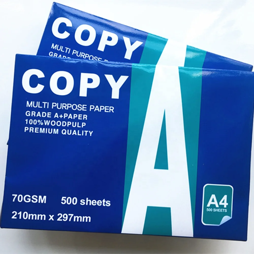 
Factory price white color woodfree A4 copy paper 