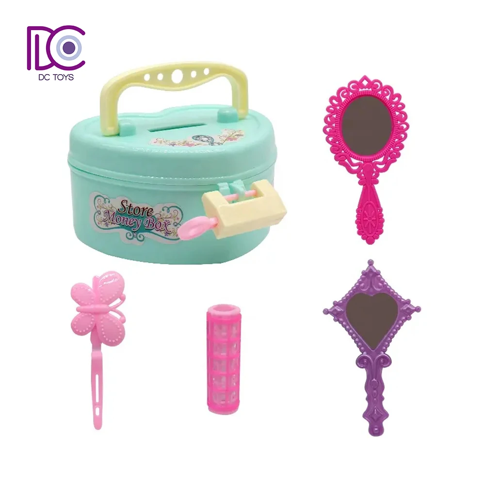 DC New Candy Toy Beaded Jewelry Box Small Handbag Plastic Toy Fashion Makeup Candy Box