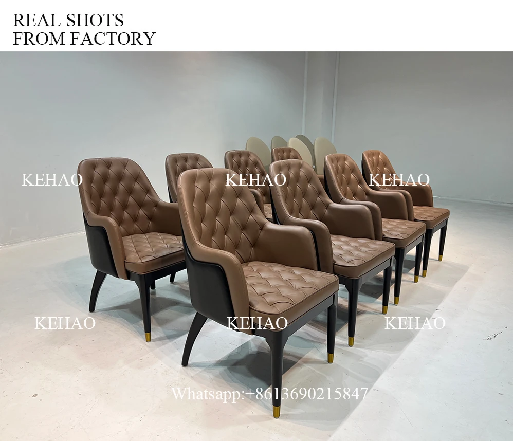 modern design dining room chair velvet fabric cover hotel furniture luxury dining chair set of 6