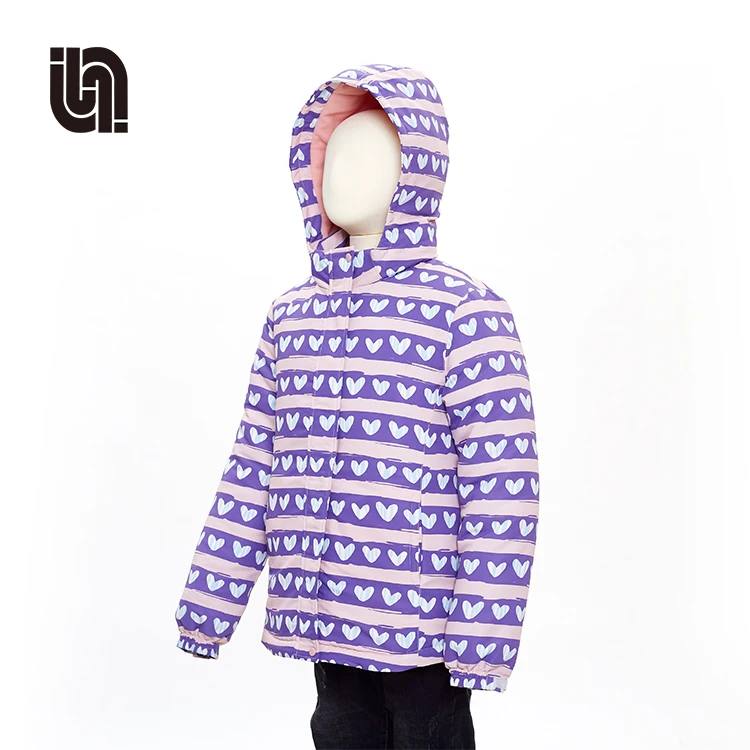 High quality chidren wear clothing pu material kids rain jacket for