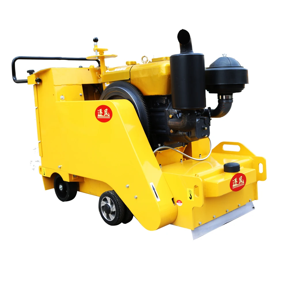 Low Price Sale High Performance 500 Diesel Electric Road Asphalt Milling Machine Self-Propelled Gasoline Pulling Machine