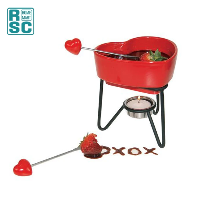 Набор для шоколадного фондю с 2 чашками