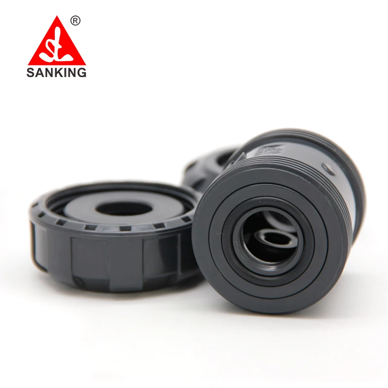 Sanking Quality assurance 20mm-63mm DIN upvc cpvc pvc double union true union farm irrigation check valve