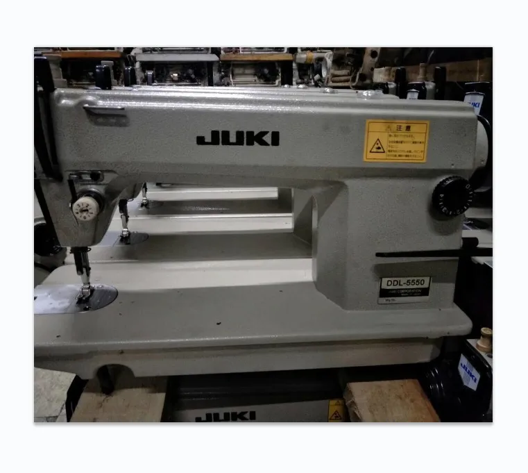 Used Good Condition Japan Jukis Industrial Sewing Machine DDL-5550 1-needle, Lockstitch Machine