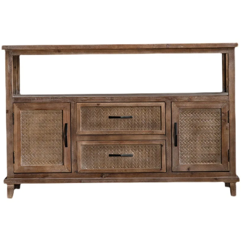 Nordic light luxury simple living room restaurant by the wall entrance cabinet locker storage box living room cabinet