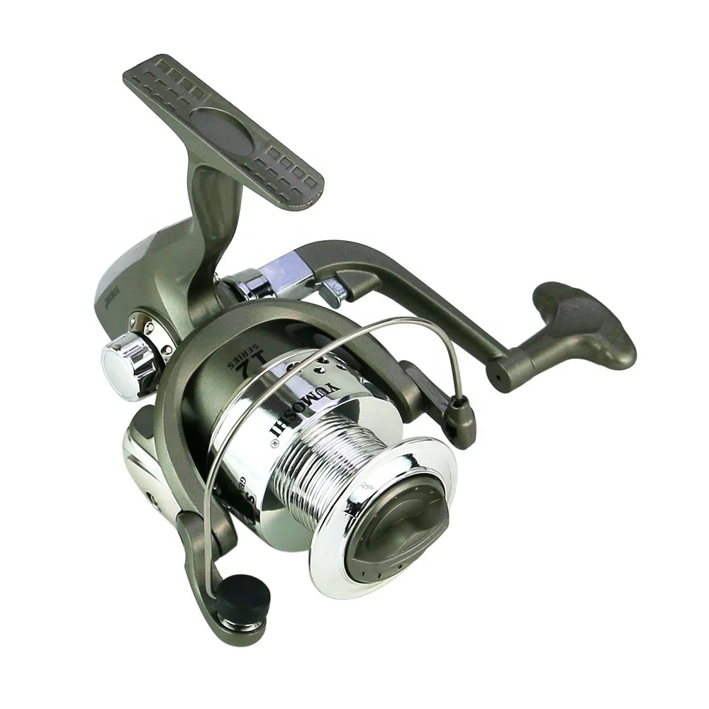 KY The Cheapest 12 Bearings Gear Ratio 5.5:1Spinning Reel Metal Spool Plastic Body Fishing